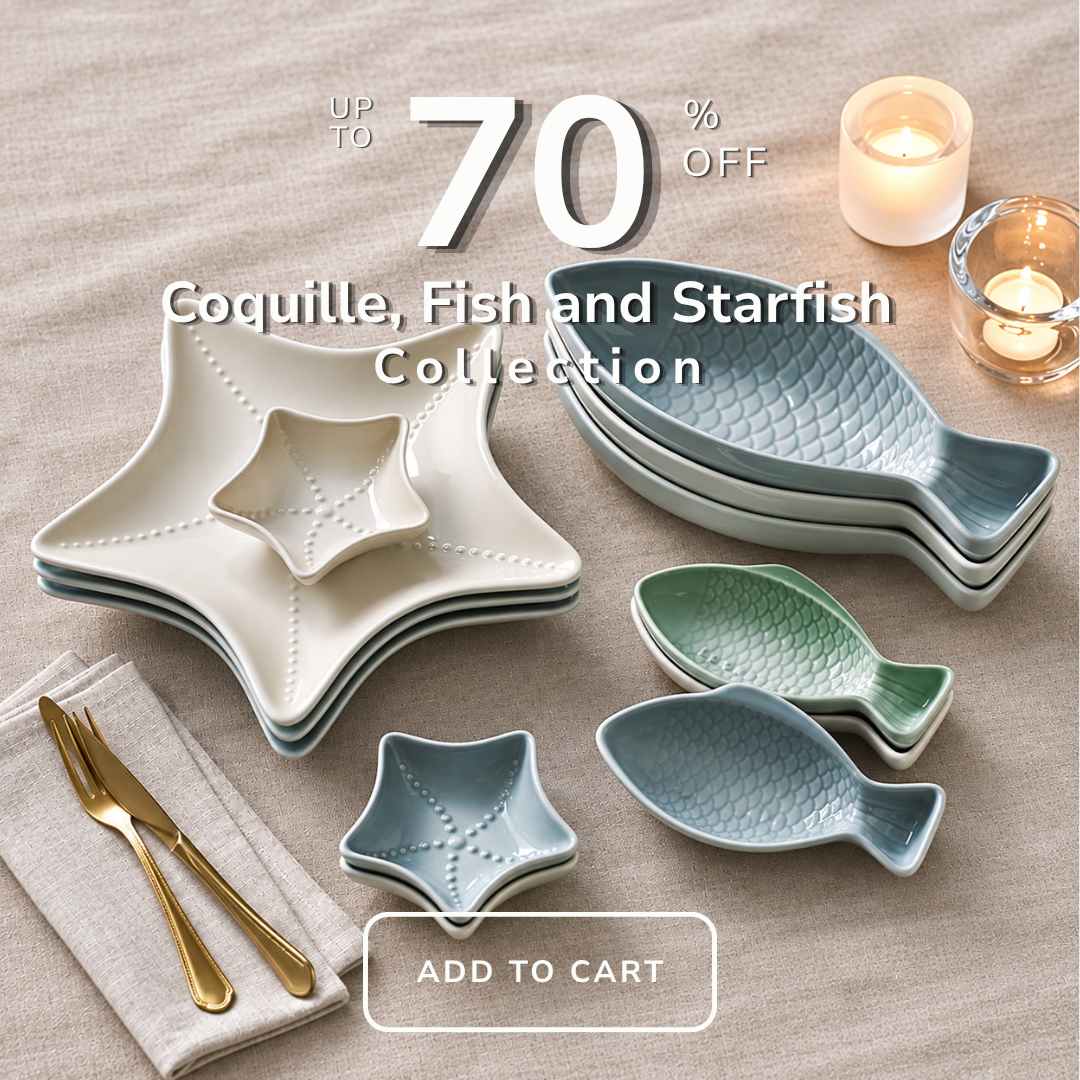 Le Creuset Coquille, Fish and Starfish Collection